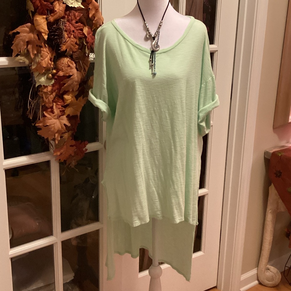Elegant Mint Green Women's Tunic